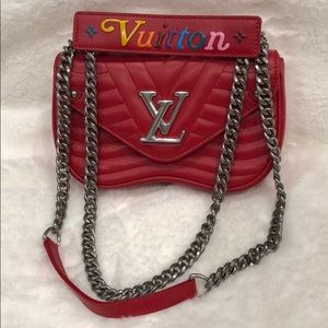 Louis Vuitton red hand bag